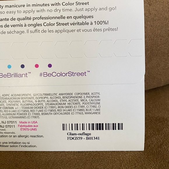 2/$20💅🏽Color Street “Glam-ouflage” Nail Strips - Picture 4 of 4